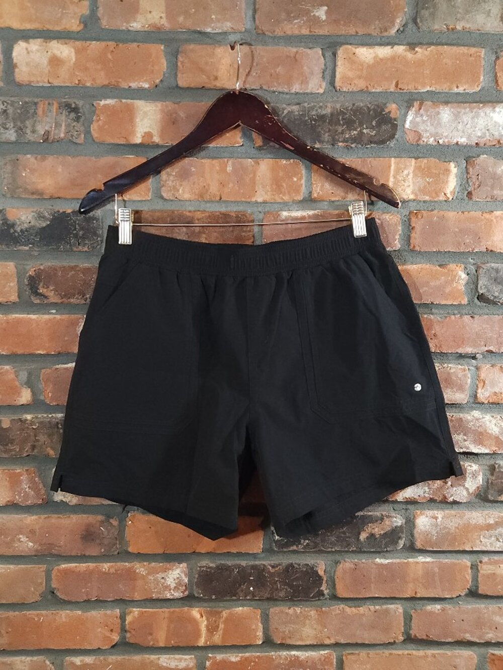 Willit Black High Rise Athletic Shorts Outdoor Gorpcore Hiking Beach Women's M